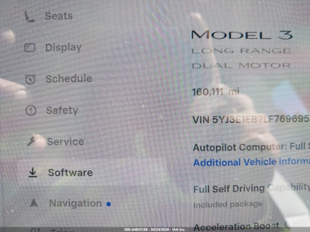 Tesla Model 3 Long Range Dual Motor All-wheel Drive