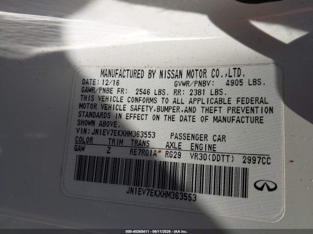INFINITI Q60 3.0t Sport