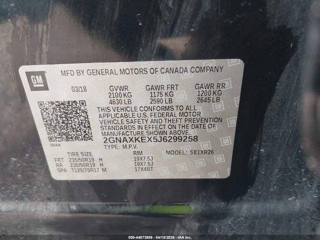 Chevrolet Equinox Lt
