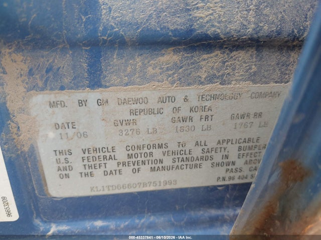 Chevrolet Aveo Svm