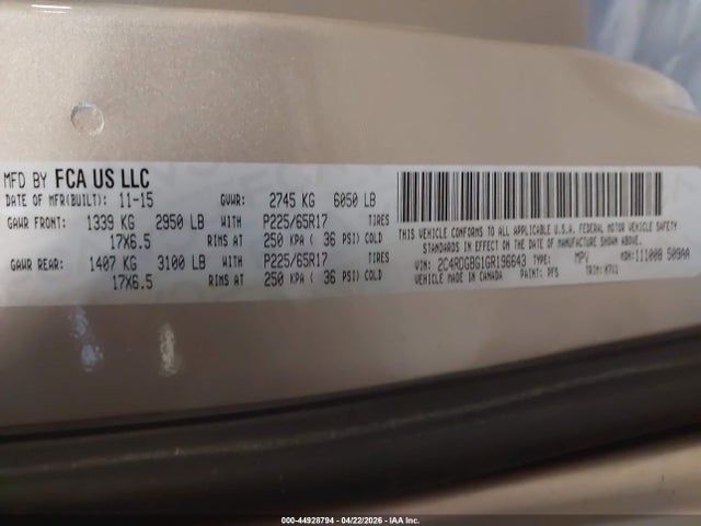 Dodge Grand Caravan American Value Pkg