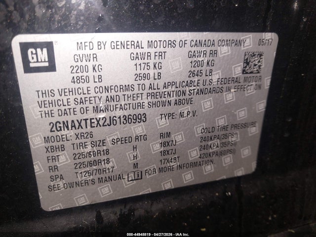 Chevrolet Equinox Lt