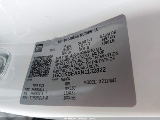Chevrolet Colorado 2wd  Short Box Wt