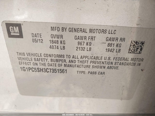 Chevrolet Cruze Ls