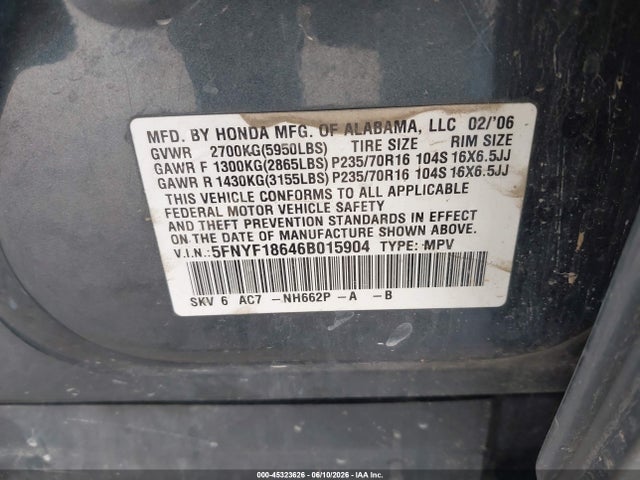 Honda Pilot Ex-l