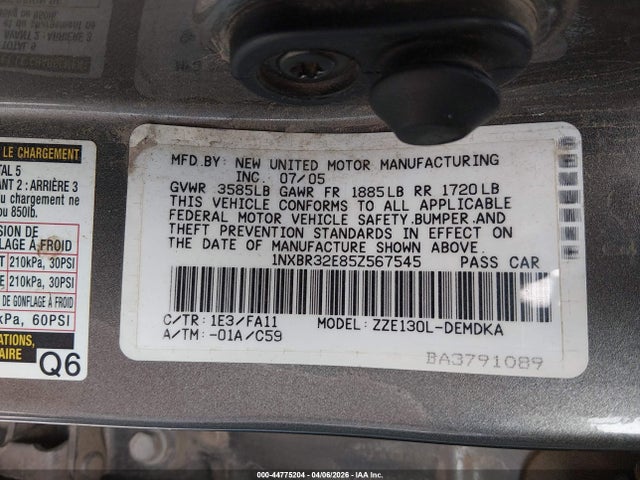 Toyota Corolla Ce