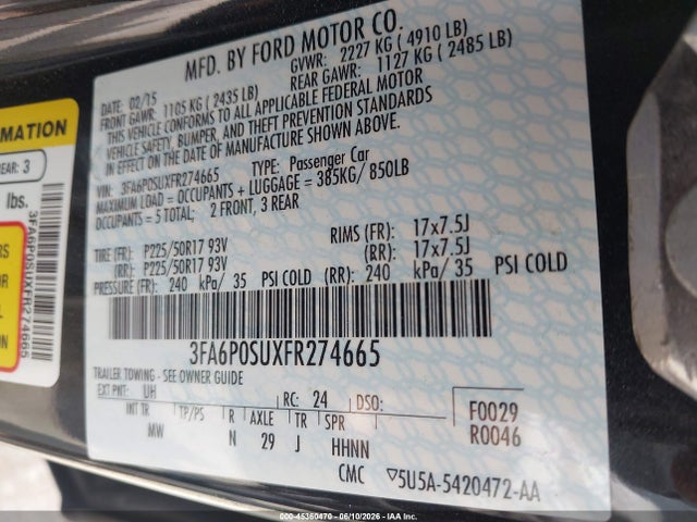 Ford Fusion Titanium