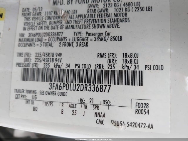 Ford Fusion Se
