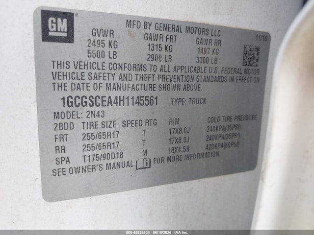 Chevrolet Colorado 2wd Lt
