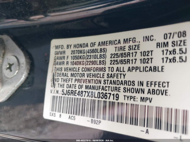 Honda CR-V Ex-l