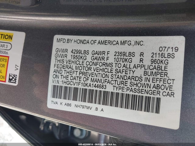 Honda Accord Lx