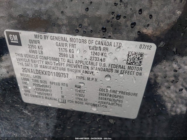 Chevrolet Equinox 1lt
