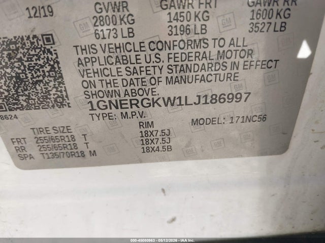 Chevrolet Traverse Fwd Lt Cloth