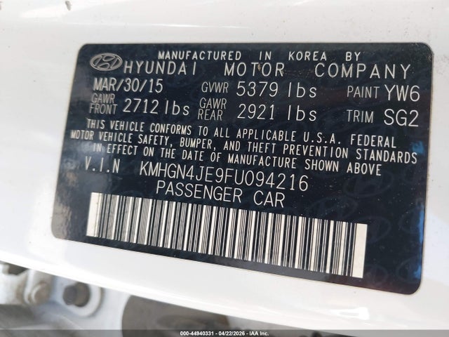 Hyundai Genesis 3.8