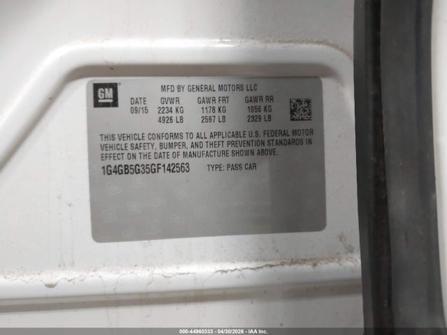 Buick LaCrosse Leather