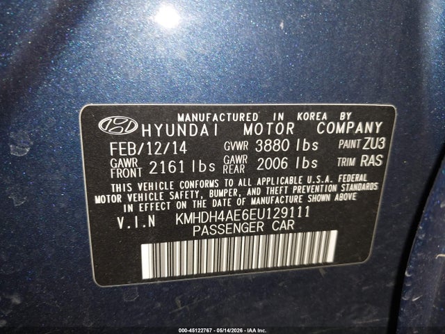 Hyundai ELANTRA Limited