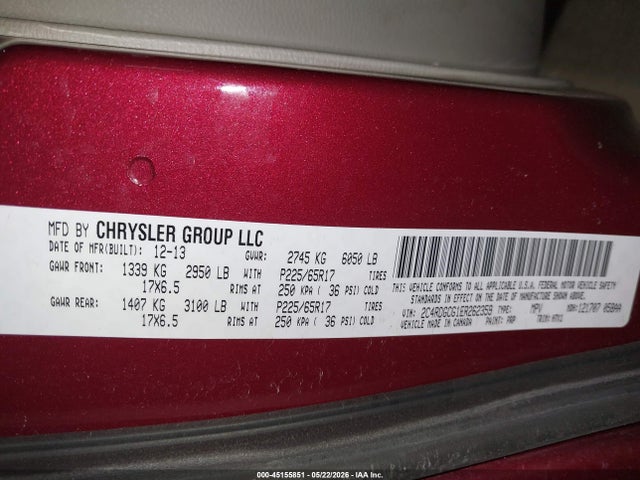 Dodge Grand Caravan Sxt