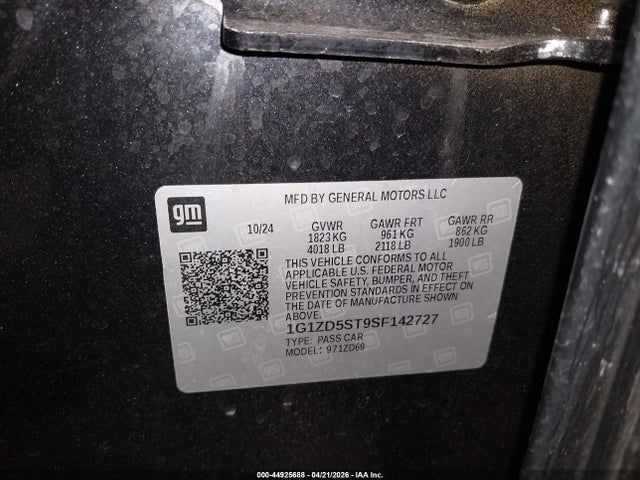 Chevrolet Malibu Fwd 1lt