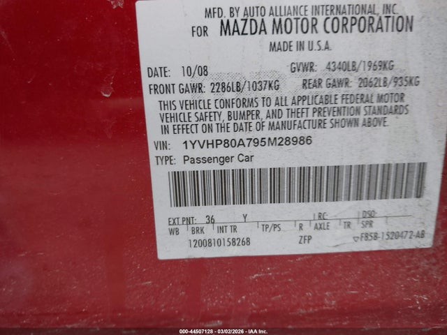 Mazda Mazda6 I Sv