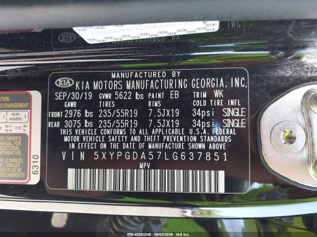 Kia Sorento 3.3l S