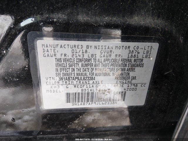 Nissan Sentra Sv
