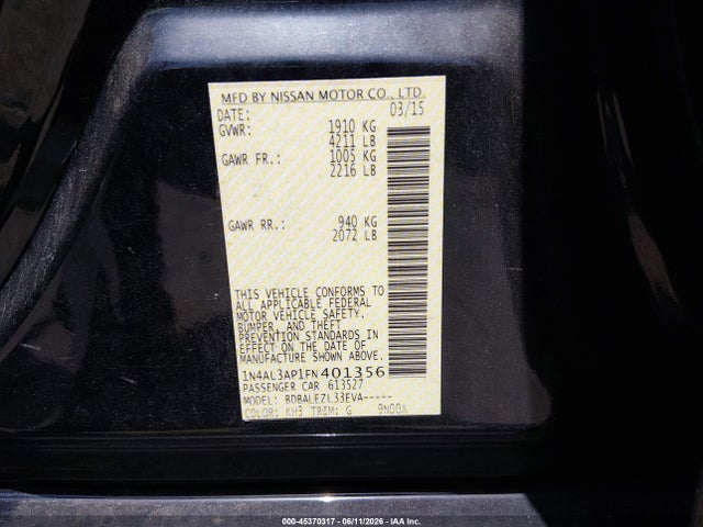 Nissan Altima 2.5 S