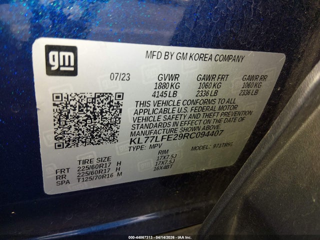 Chevrolet Trax Fwd Sp