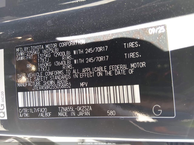 Toyota 4Runner Sr5