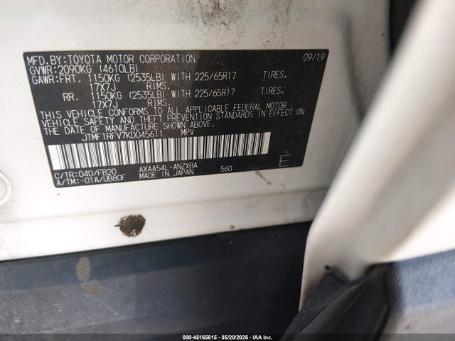 Toyota RAV4 Le