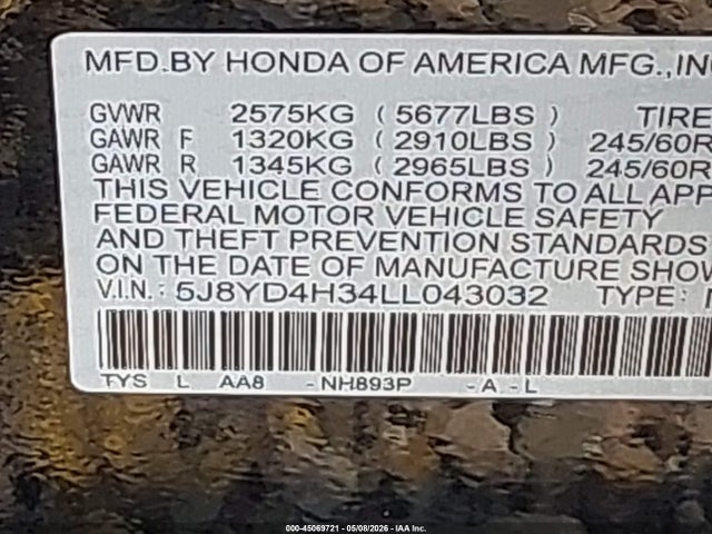Acura MDX Standard