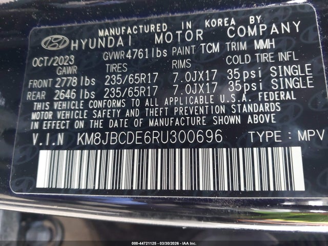 Hyundai TUCSON Sel