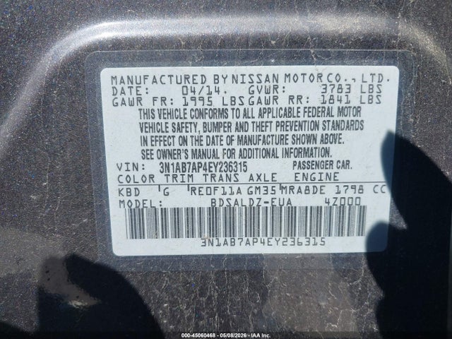 Nissan Sentra Sv