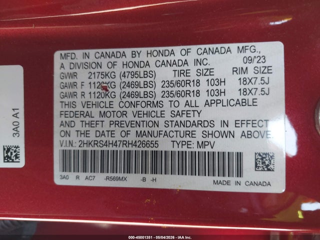 Honda CR-V Ex Awd