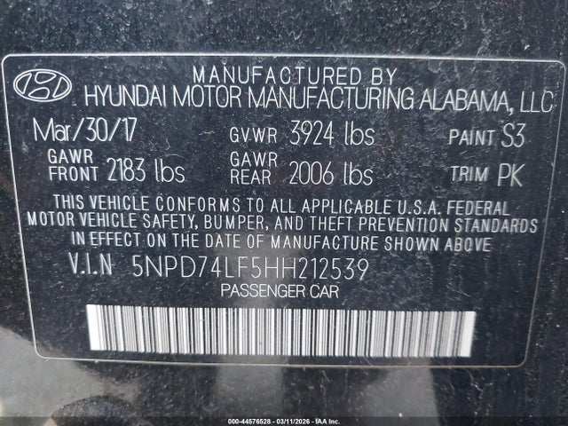 Hyundai ELANTRA Se