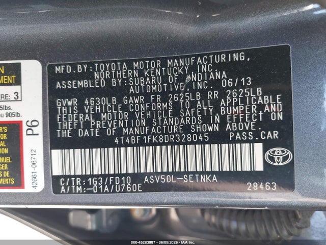 Toyota Camry Le