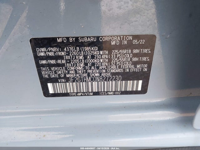 Subaru Crosstrek Limited