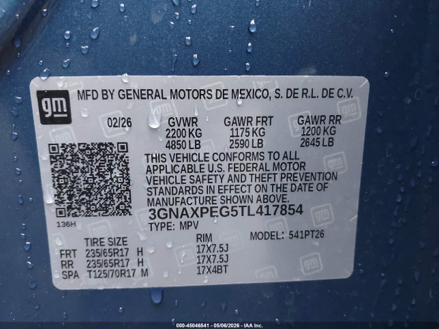 Chevrolet Equinox Awd Lt