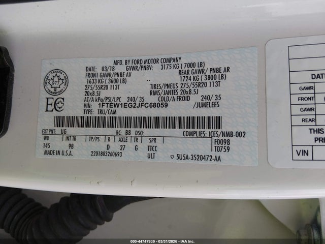 Ford F-150 Platinum