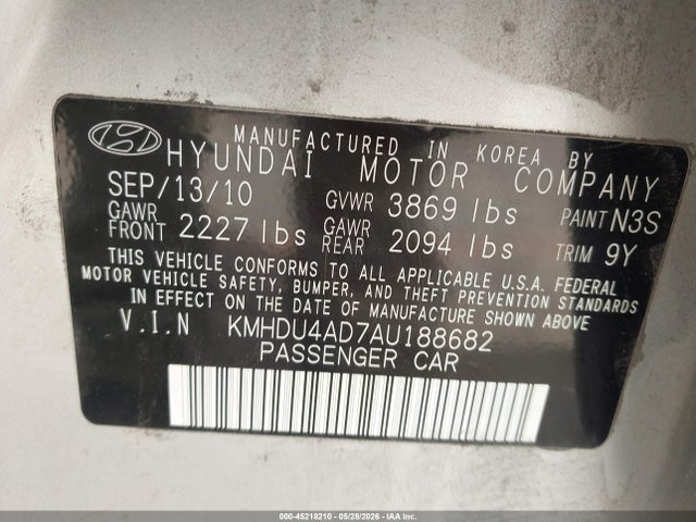 Hyundai ELANTRA Gls