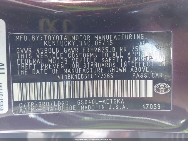 Toyota Avalon Xle