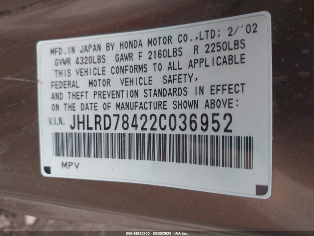 Honda CR-V Lx