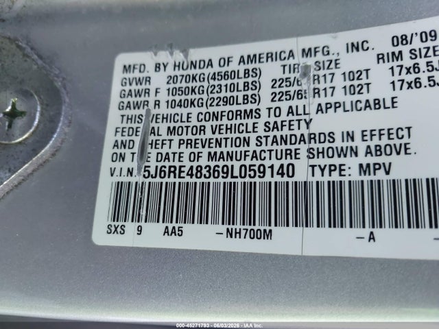 Honda CR-V Lx