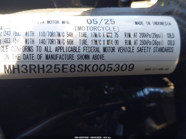 Yamaha Yfz320 A