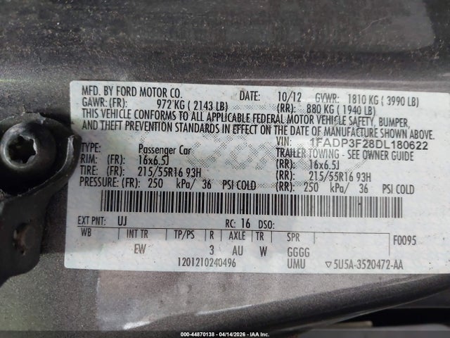Ford Focus Se