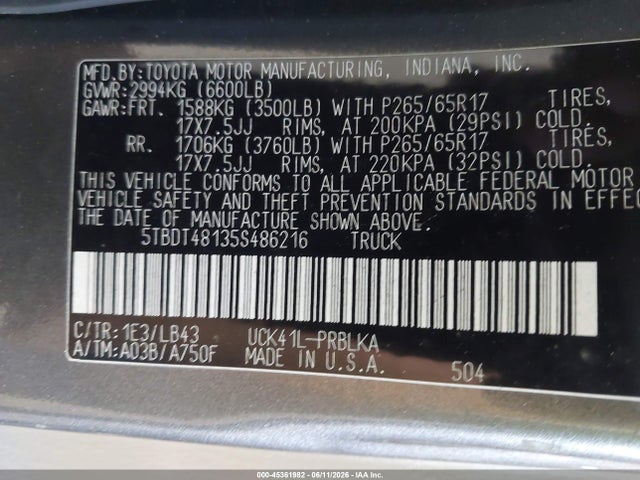 Toyota Tundra Limited V8