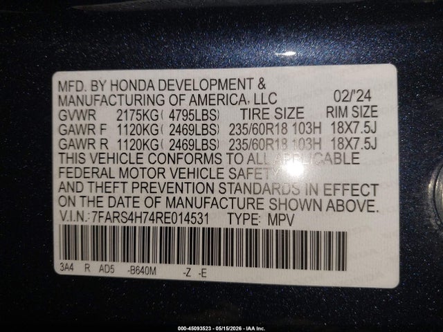 Honda CR-V Ex-l Awd