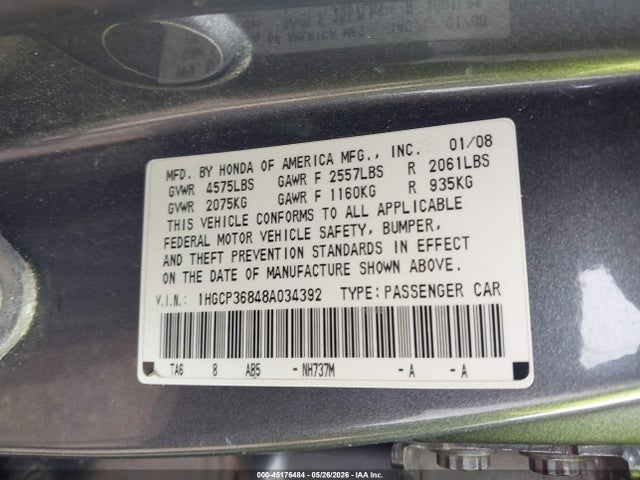 Honda Accord 3.5 Ex-l