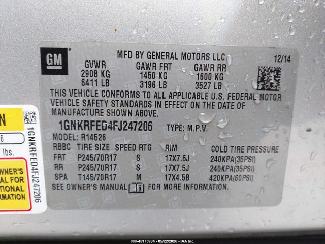 Chevrolet Traverse Ls