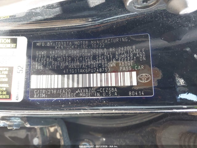Toyota Camry Se