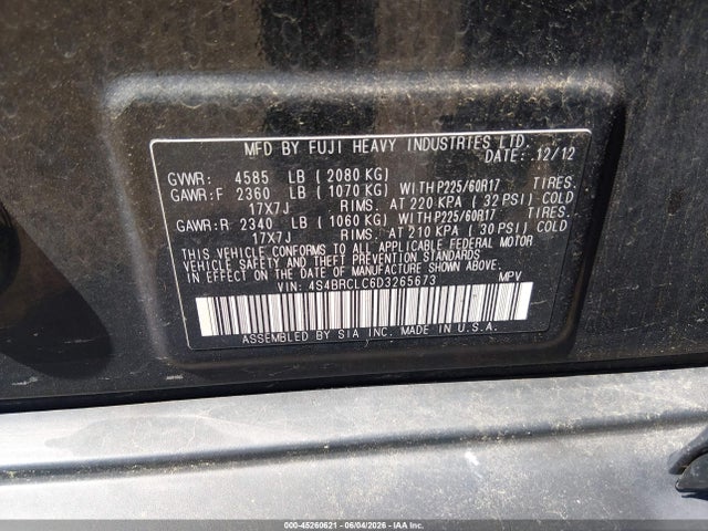 Subaru Outback 2.5i Limited